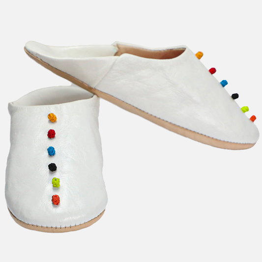 Slippers Dalia In White Leather